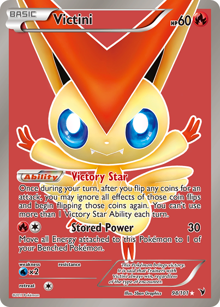 Victini (98/101) [Black & White: Noble Victories] | Shuffle n Cut Hobbies & Games