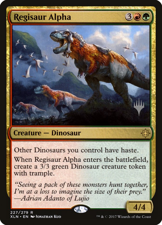 Regisaur Alpha (Promo Pack) [Ixalan Promos] | Shuffle n Cut Hobbies & Games