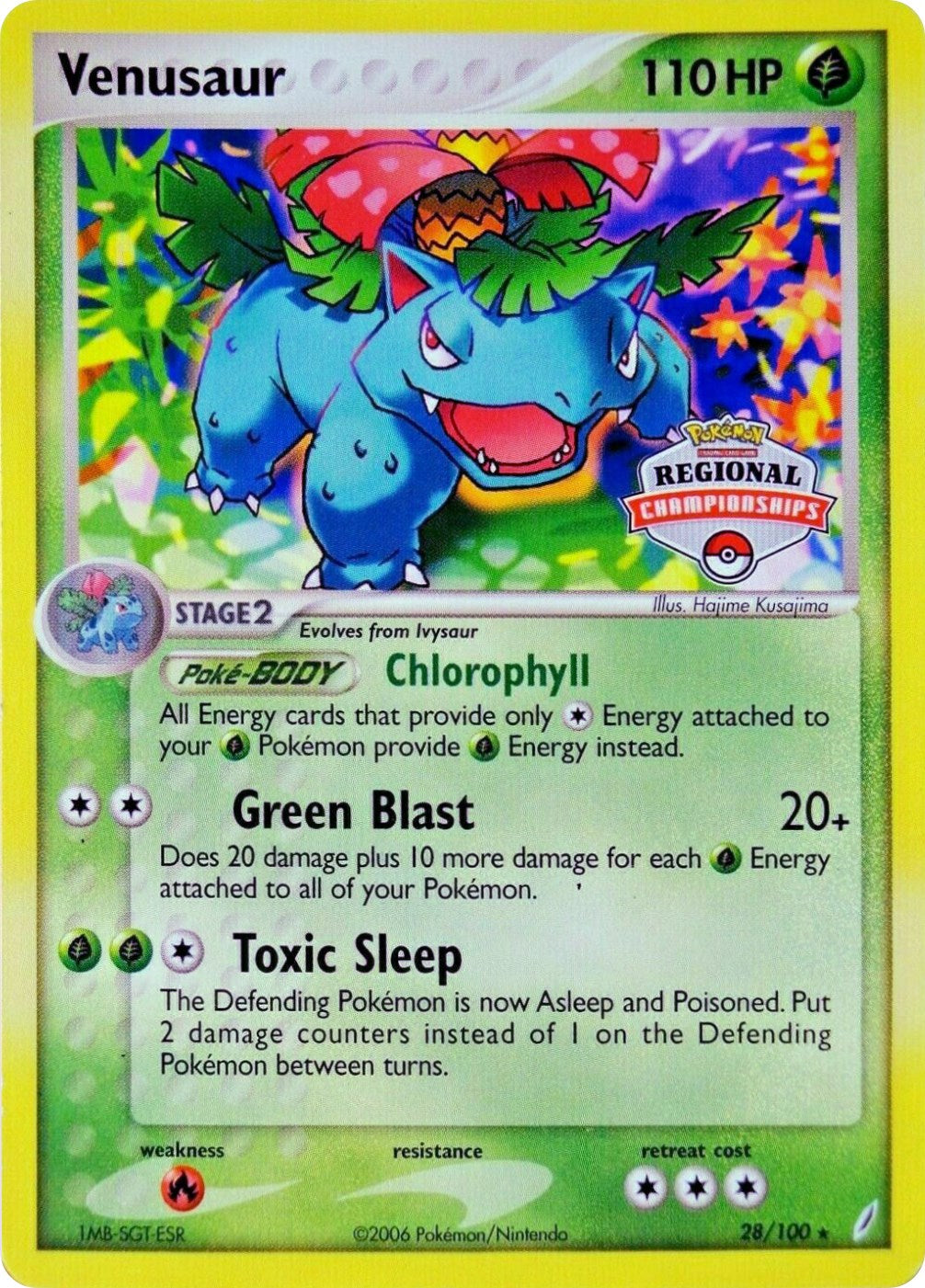 Venusaur (28/100) (Regional Championship Promo) [EX: Crystal Guardians] | Shuffle n Cut Hobbies & Games