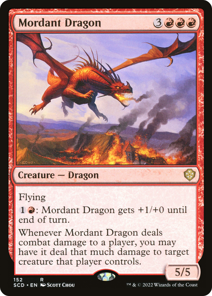 Mordant Dragon [Starter Commander Decks] | Shuffle n Cut Hobbies & Games