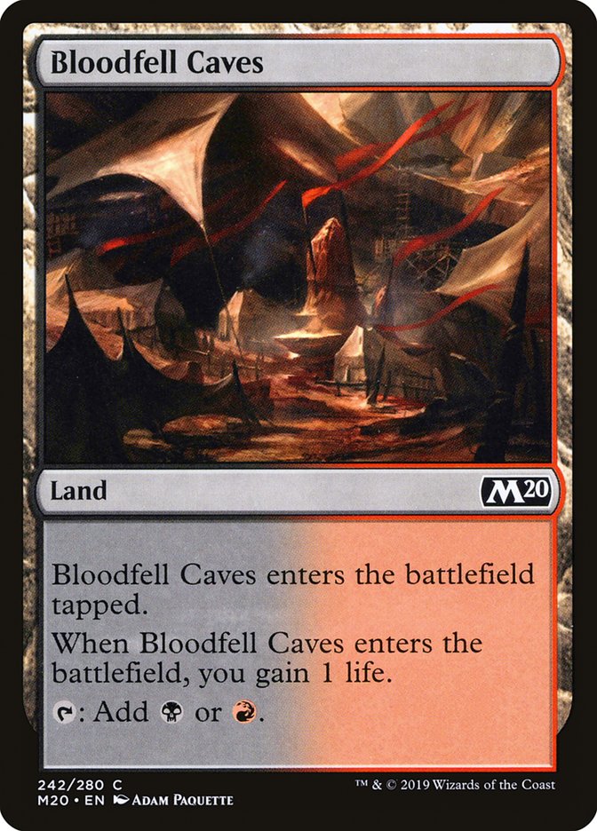 Bloodfell Caves [Core Set 2020] | Shuffle n Cut Hobbies & Games