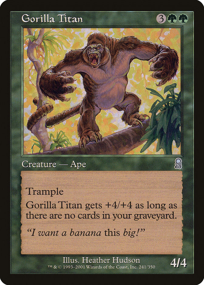 Gorilla Titan [Odyssey] | Shuffle n Cut Hobbies & Games