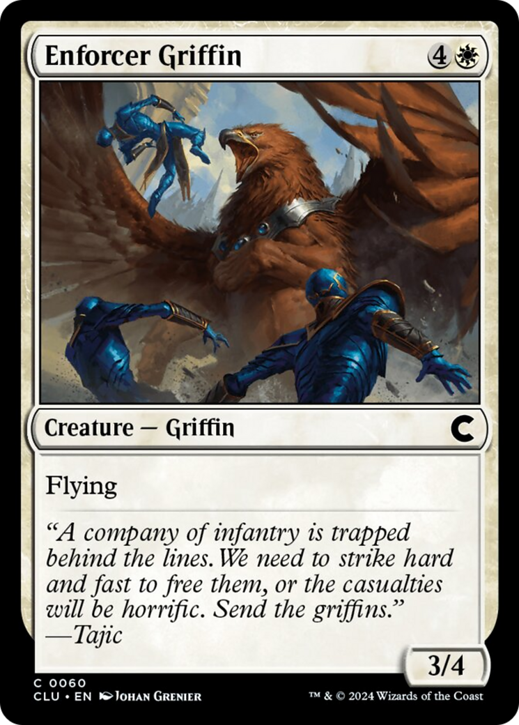 Enforcer Griffin [Ravnica: Clue Edition] | Shuffle n Cut Hobbies & Games