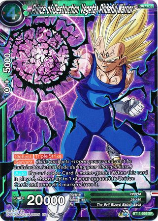 Prince of Destruction Vegeta, Prideful Warrior [BT11-066] | Shuffle n Cut Hobbies & Games