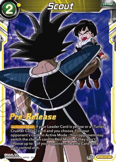 Scout (BT15-117) [Saiyan Showdown Prerelease Promos] | Shuffle n Cut Hobbies & Games