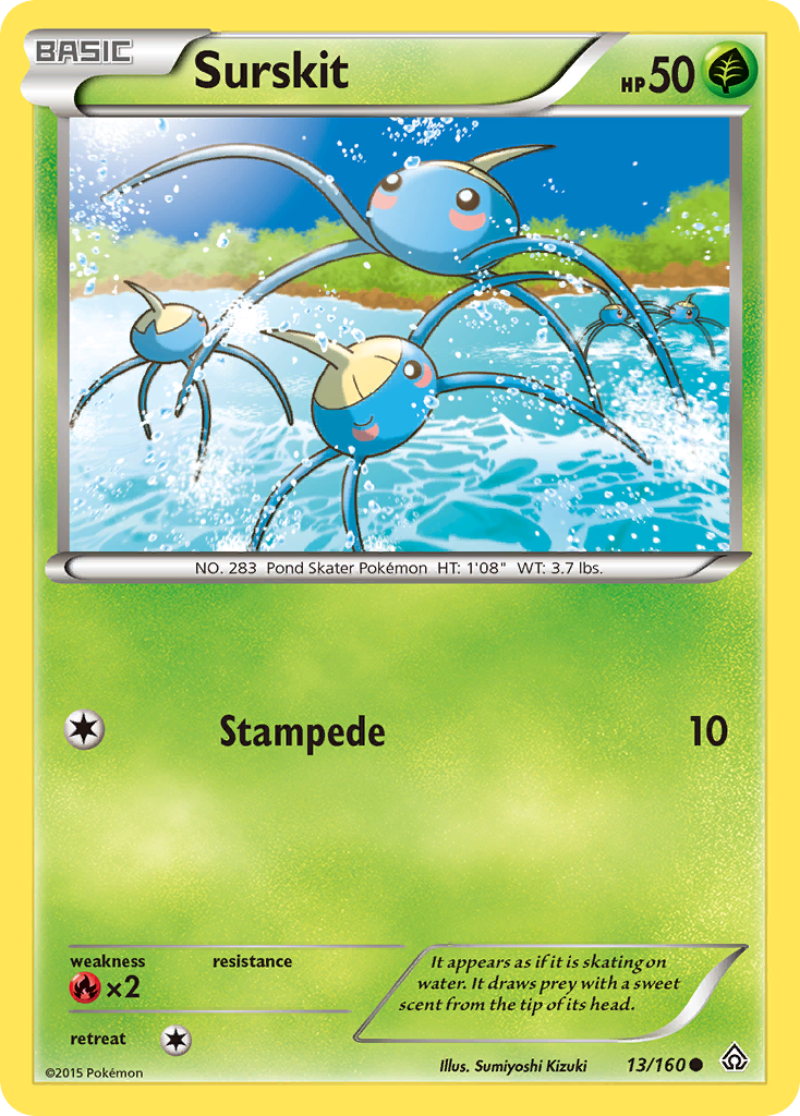 Surskit (13/160) [XY: Primal Clash] | Shuffle n Cut Hobbies & Games