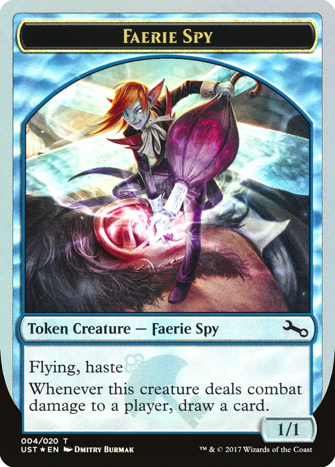 Faerie Spy Token [Unstable Tokens] | Shuffle n Cut Hobbies & Games