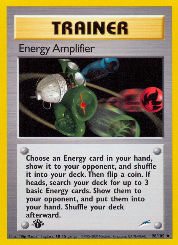 Energy Amplifier (98/105) [Neo Destiny 1st Edition] | Shuffle n Cut Hobbies & Games