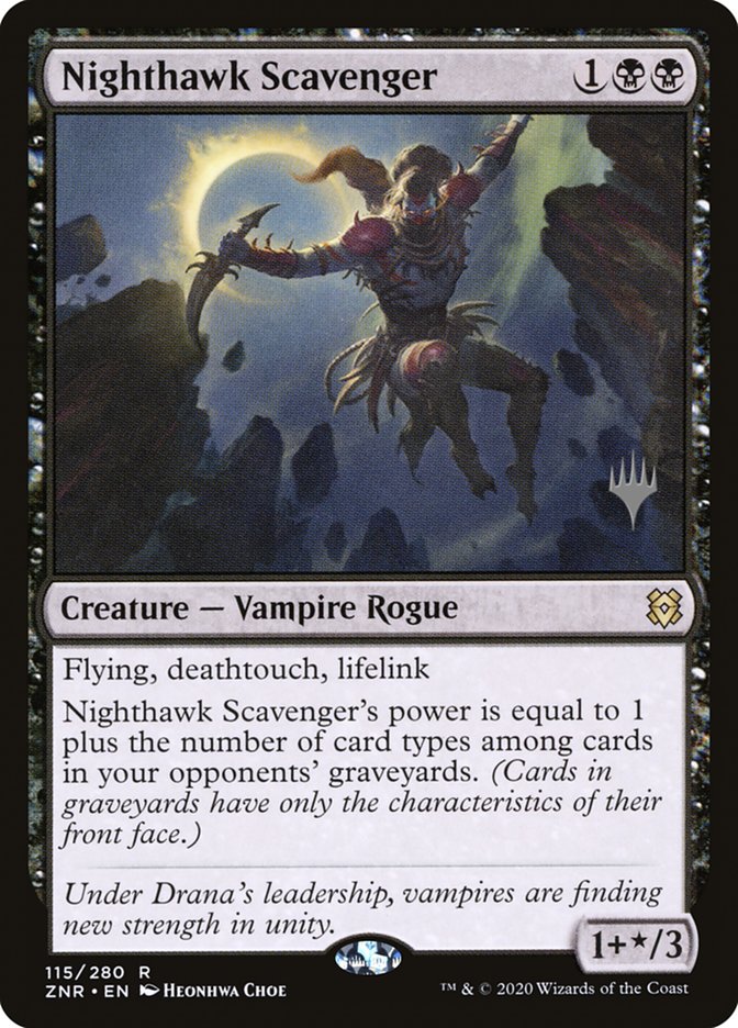 Nighthawk Scavenger (Promo Pack) [Zendikar Rising Promos] | Shuffle n Cut Hobbies & Games