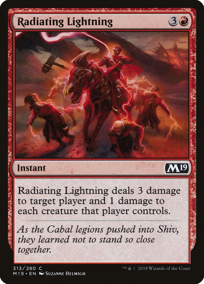 Radiating Lightning [Core Set 2019] | Shuffle n Cut Hobbies & Games