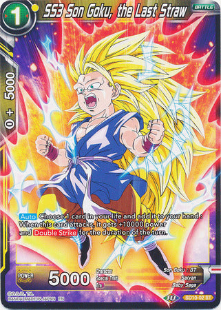 SS3 Son Goku, the Last Straw (Starter Deck - Parasitic Overlord) [SD10-02] | Shuffle n Cut Hobbies & Games