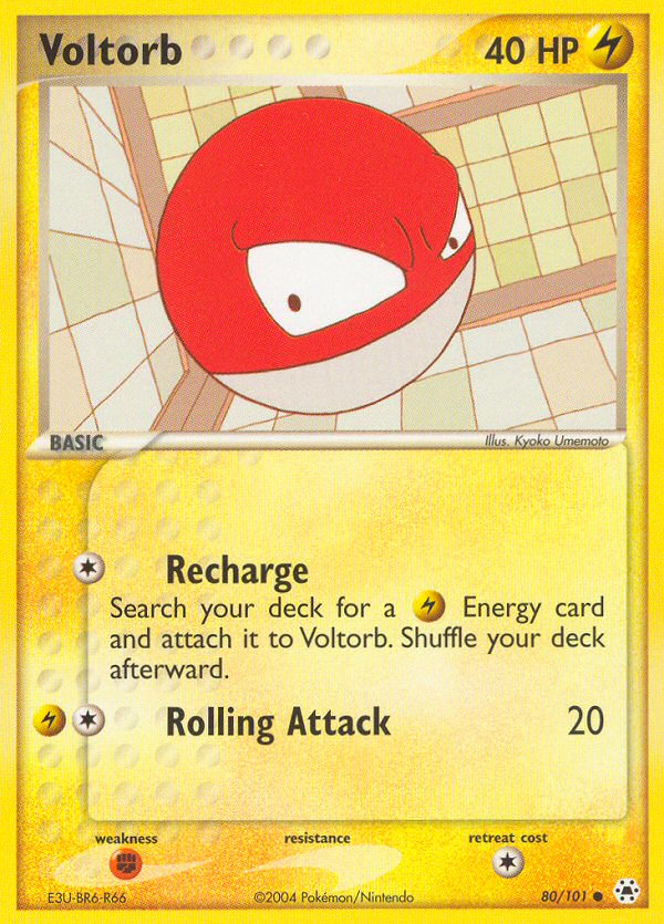 Voltorb (80/101) [EX: Hidden Legends] | Shuffle n Cut Hobbies & Games