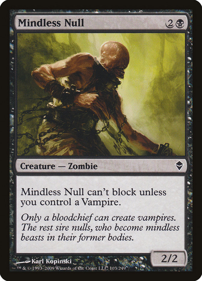 Mindless Null [Zendikar] | Shuffle n Cut Hobbies & Games