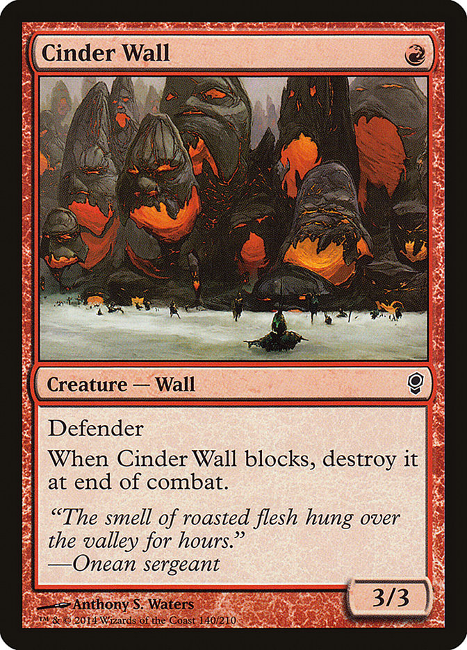 Cinder Wall [Conspiracy] | Shuffle n Cut Hobbies & Games