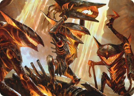 Gleeful Demolition Art Card [Phyrexia: All Will Be One Art Series] | Shuffle n Cut Hobbies & Games