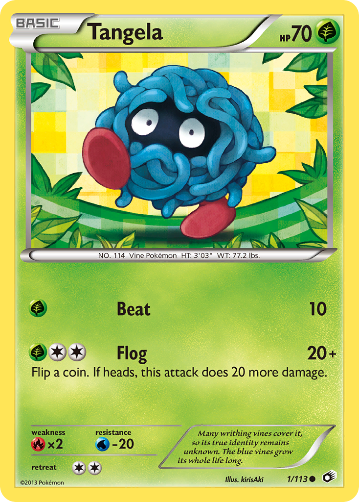 Tangela (1/113) [Black & White: Legendary Treasures] | Shuffle n Cut Hobbies & Games