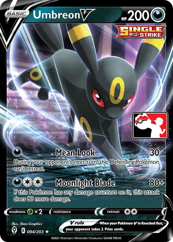 Umbreon V (094/203) [Prize Pack Series One] | Shuffle n Cut Hobbies & Games