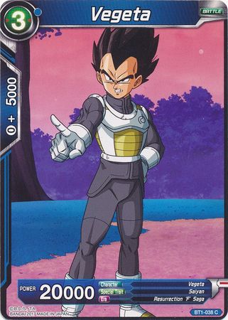 Vegeta [BT1-038] | Shuffle n Cut Hobbies & Games