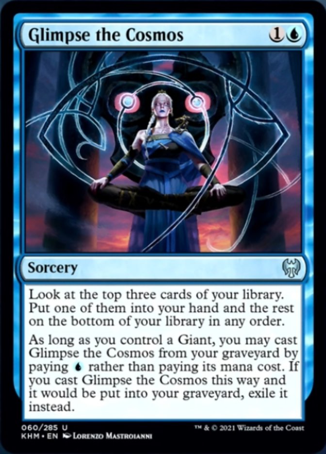 Glimpse the Cosmos [Kaldheim] | Shuffle n Cut Hobbies & Games