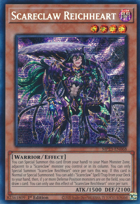 Scareclaw Reichheart [MP23-EN068] Prismatic Secret Rare | Shuffle n Cut Hobbies & Games