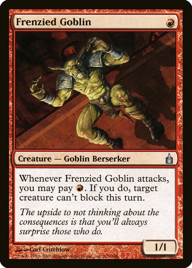 Frenzied Goblin [Ravnica: City of Guilds] | Shuffle n Cut Hobbies & Games