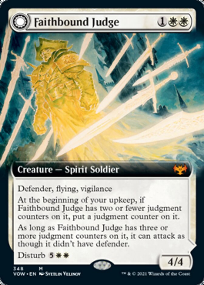 Faithbound Judge // Sinner's Judgment (Extended Art) [Innistrad: Crimson Vow] | Shuffle n Cut Hobbies & Games