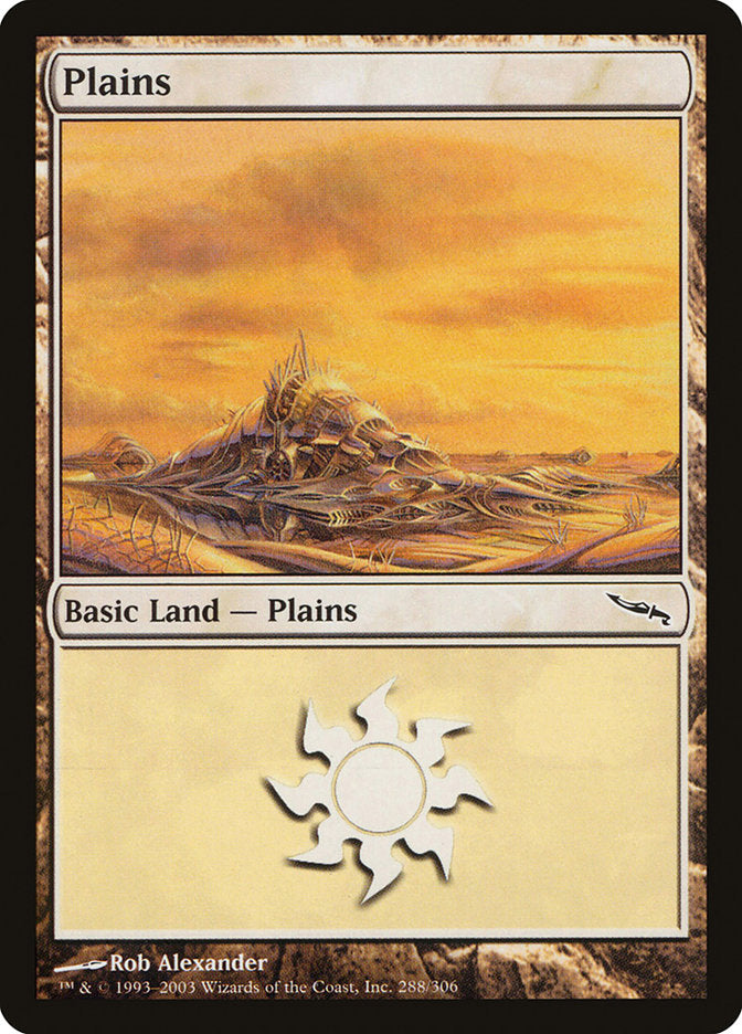 Plains (288) [Mirrodin] | Shuffle n Cut Hobbies & Games