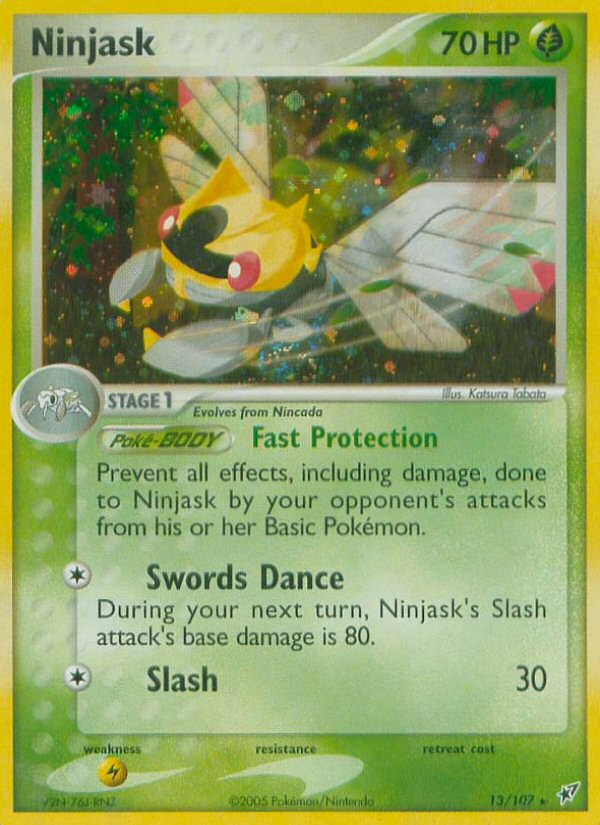 Ninjask (13/107) [EX: Deoxys] | Shuffle n Cut Hobbies & Games