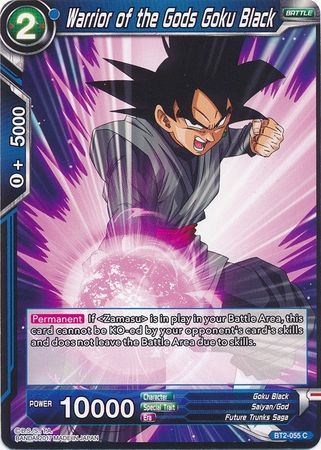 Warrior of the Gods Goku Black [BT2-055] | Shuffle n Cut Hobbies & Games