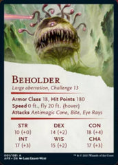 Beholder Art Card [Dungeons & Dragons: Adventures in the Forgotten Realms Art Series] | Shuffle n Cut Hobbies & Games