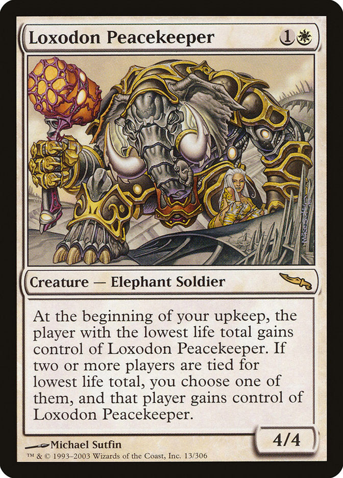 Loxodon Peacekeeper [Mirrodin] | Shuffle n Cut Hobbies & Games