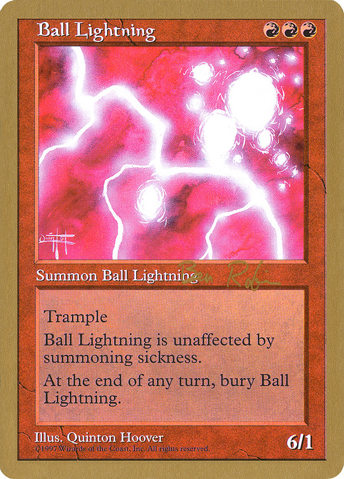 Ball Lightning (Ben Rubin) [World Championship Decks 1998] | Shuffle n Cut Hobbies & Games