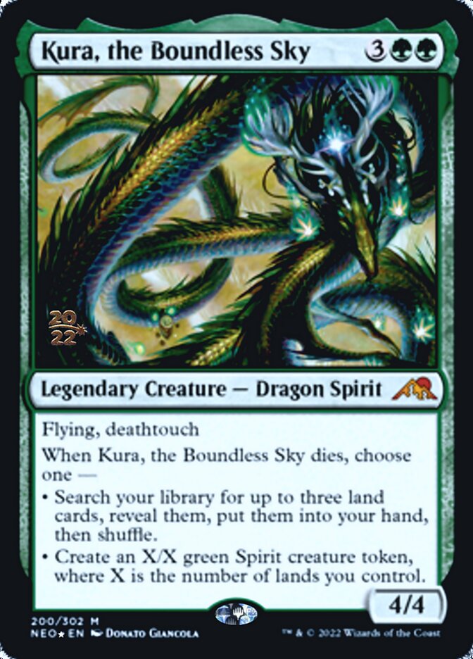 Kura, the Boundless Sky [Kamigawa: Neon Dynasty Prerelease Promos] | Shuffle n Cut Hobbies & Games