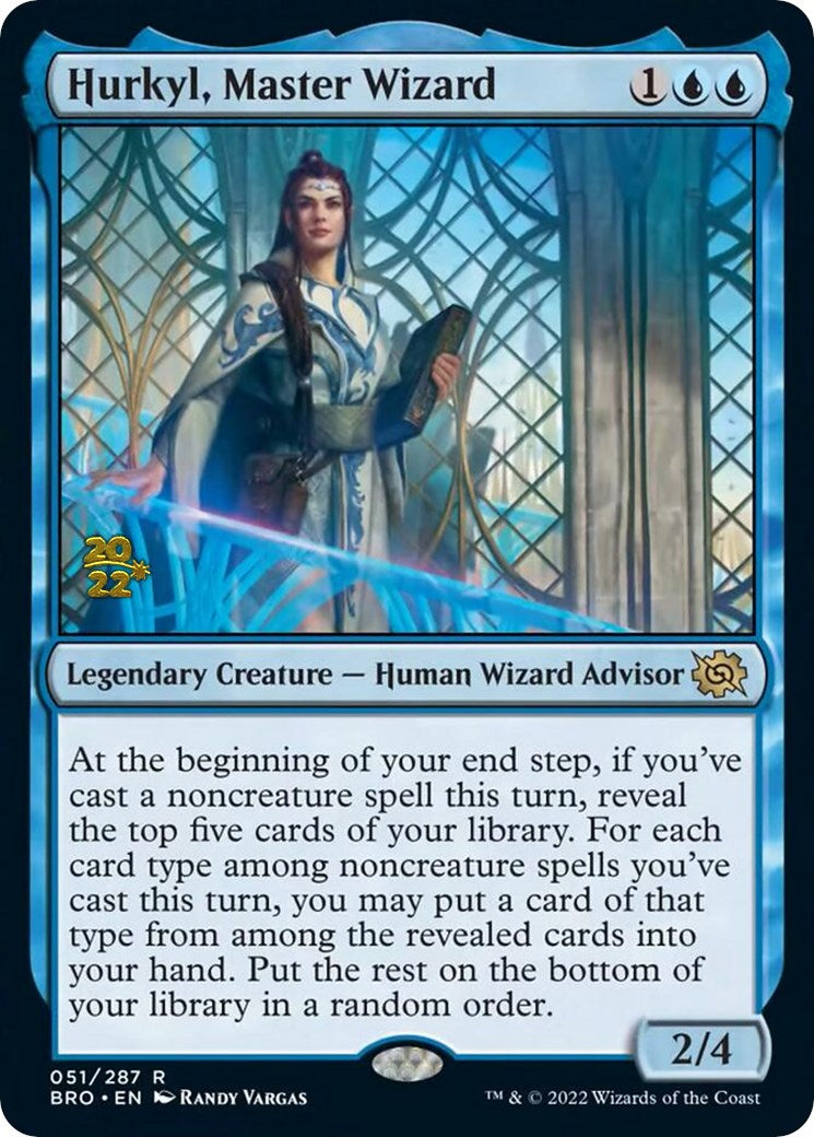 Hurkyl, Master Wizard [The Brothers' War Prerelease Promos] | Shuffle n Cut Hobbies & Games