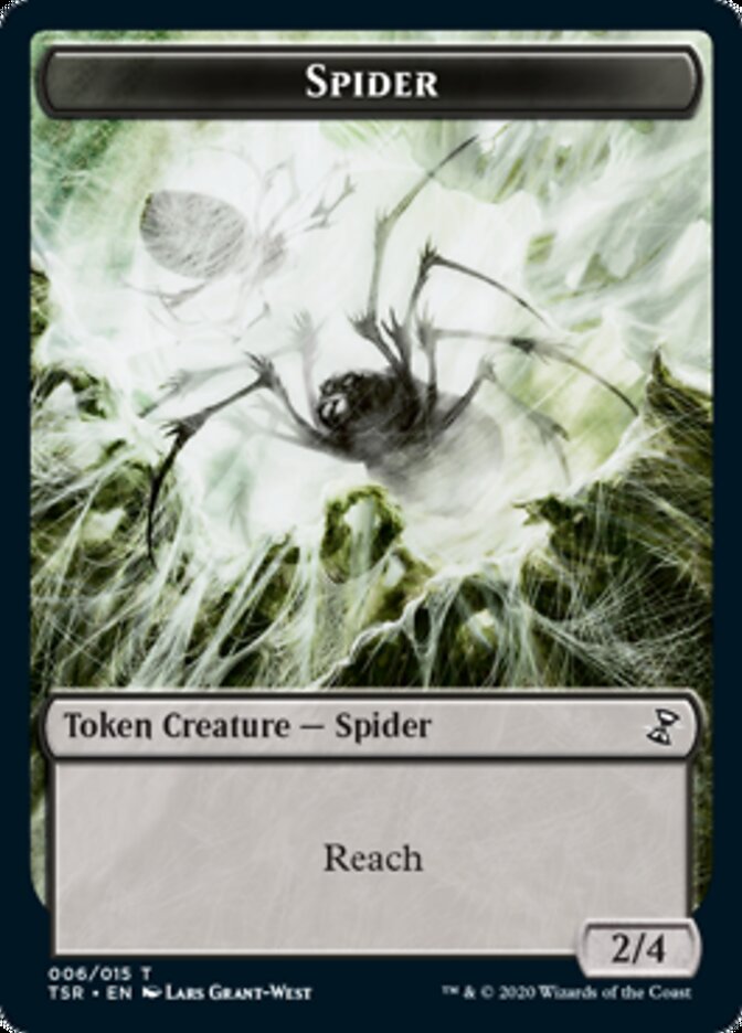 Spider Token [Time Spiral Remastered Tokens] | Shuffle n Cut Hobbies & Games