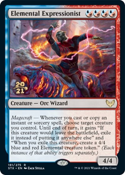 Elemental Expressionist [Strixhaven: School of Mages Prerelease Promos] | Shuffle n Cut Hobbies & Games