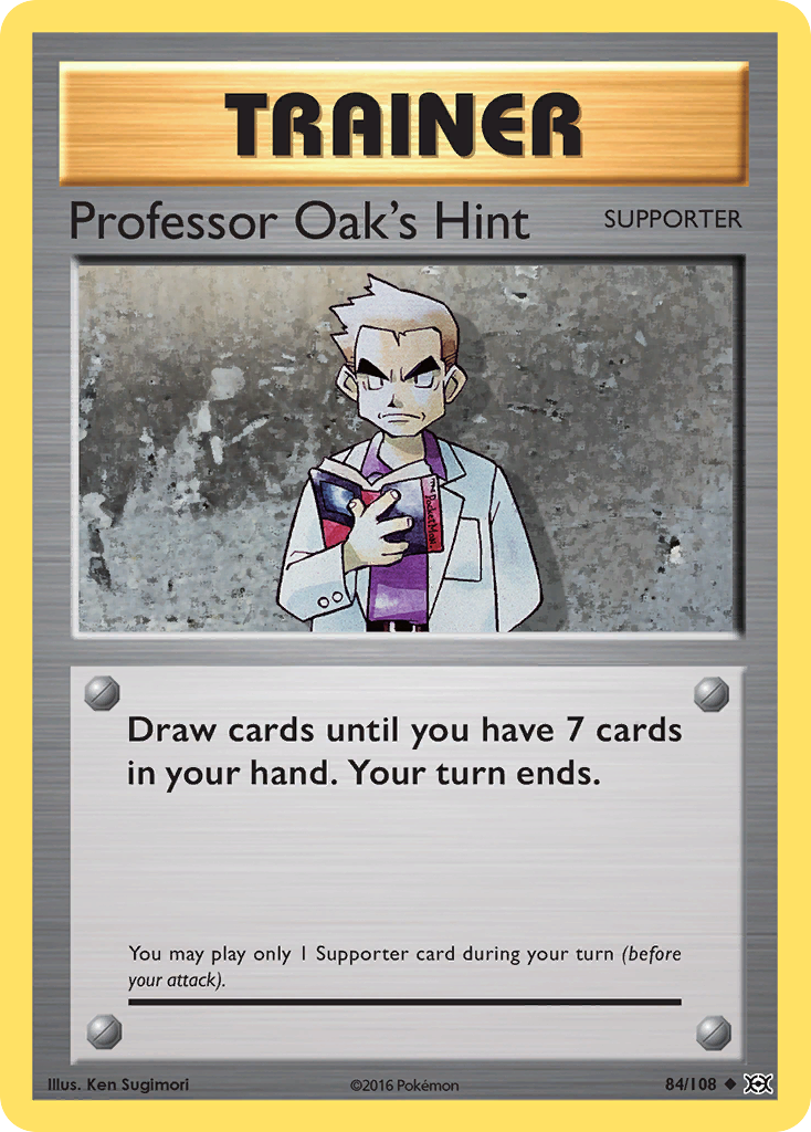 Professor Oak's Hint (84/108) [XY: Evolutions] | Shuffle n Cut Hobbies & Games