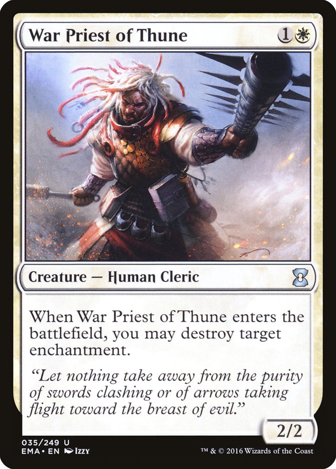 War Priest of Thune [Eternal Masters] | Shuffle n Cut Hobbies & Games