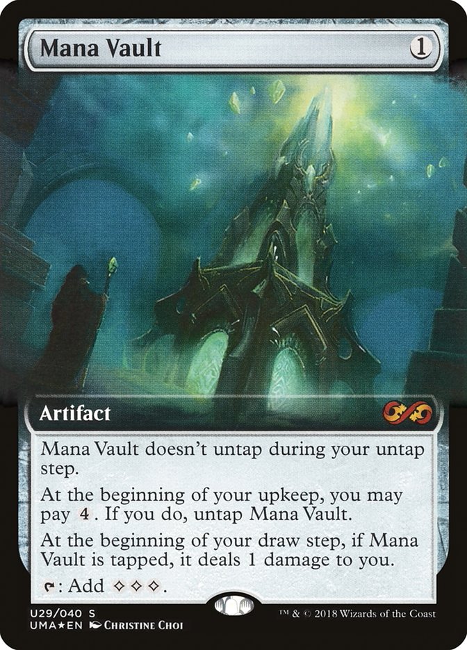 Mana Vault (Topper) [Ultimate Masters Box Topper] | Shuffle n Cut Hobbies & Games