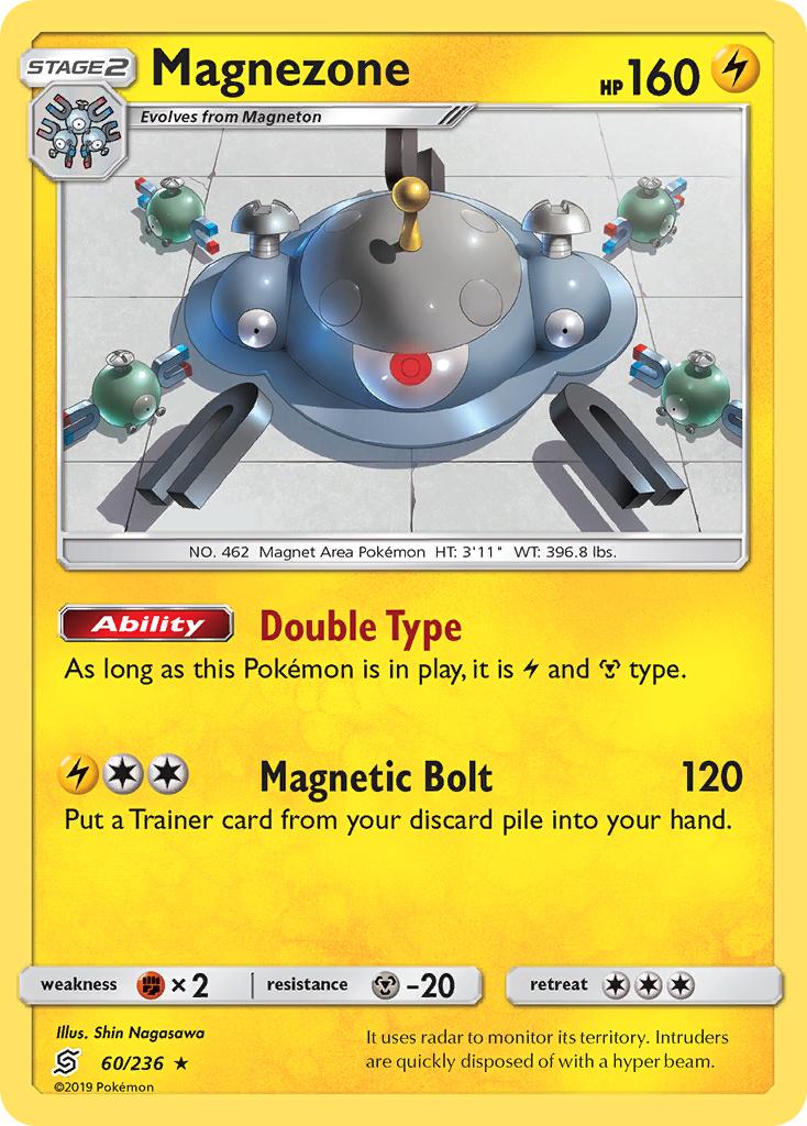 Magnezone (60/236) [Sun & Moon: Unified Minds] | Shuffle n Cut Hobbies & Games