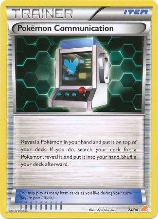 Pokemon Communication (24/30) [Black & White: Trainer Kit - Excadrill] | Shuffle n Cut Hobbies & Games