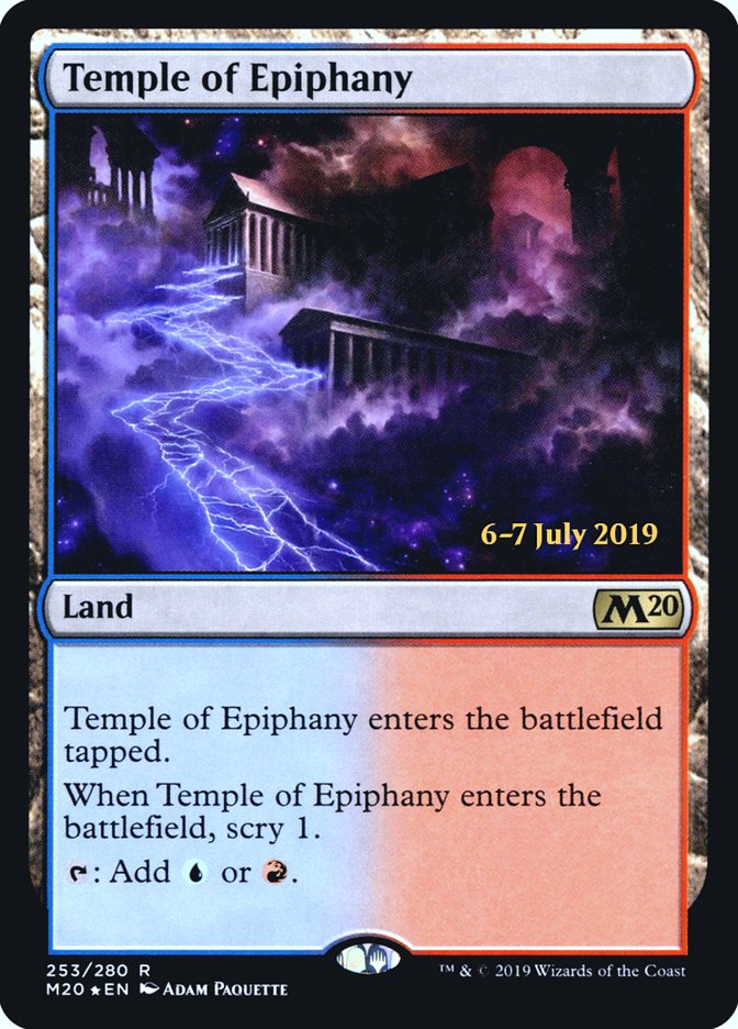 Temple of Epiphany [Core Set 2020 Prerelease Promos] | Shuffle n Cut Hobbies & Games