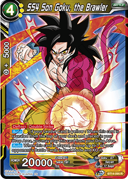 SS4 Son Goku, the Brawler (BT14-095) [Cross Spirits] | Shuffle n Cut Hobbies & Games