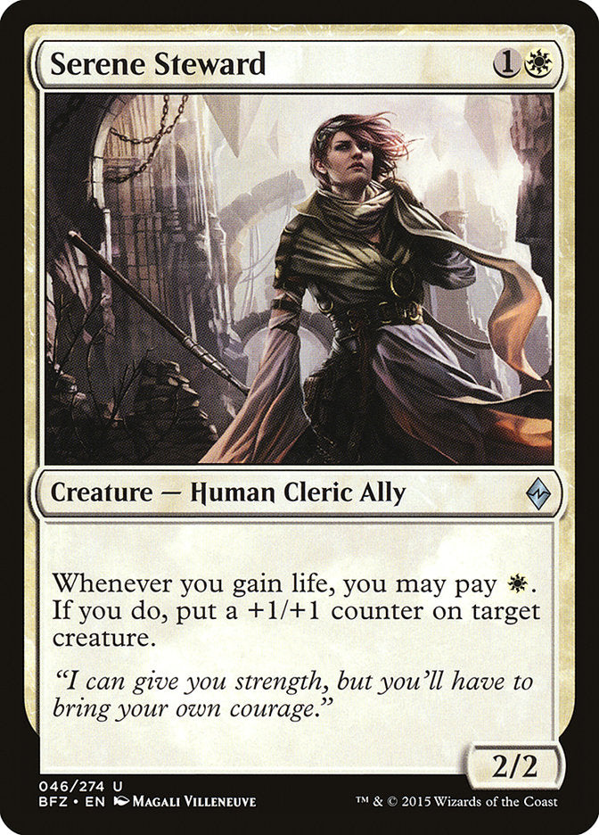 Serene Steward [Battle for Zendikar] | Shuffle n Cut Hobbies & Games