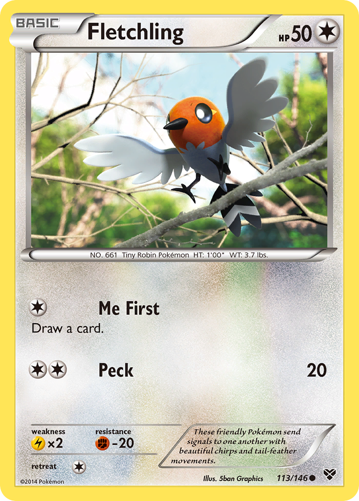 Fletchling (113/146) [XY: Base Set] | Shuffle n Cut Hobbies & Games