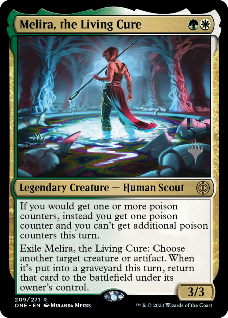 Melira, the Living Cure (Promo Pack) [Phyrexia: All Will Be One Promos] | Shuffle n Cut Hobbies & Games