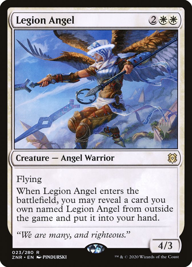 Legion Angel (Promo Pack) [Zendikar Rising Promos] | Shuffle n Cut Hobbies & Games