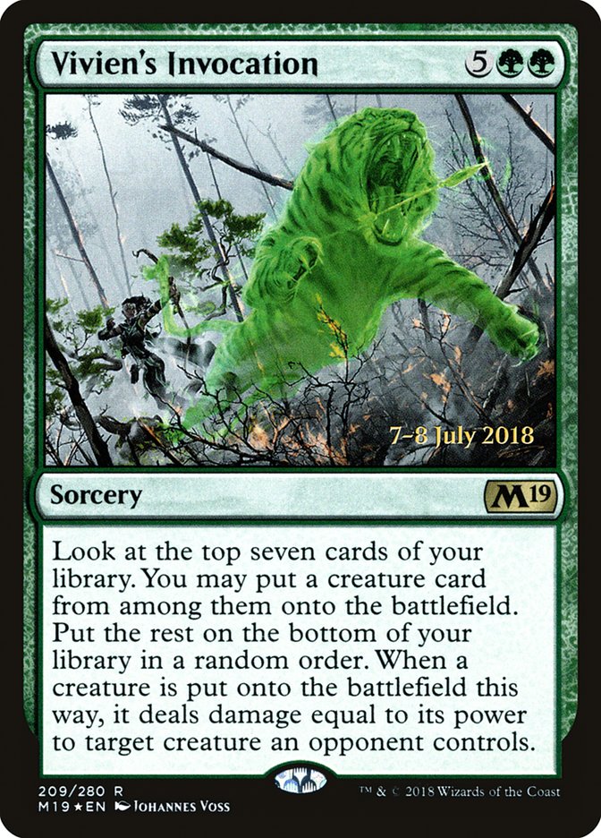 Vivien's Invocation [Core Set 2019 Prerelease Promos] | Shuffle n Cut Hobbies & Games