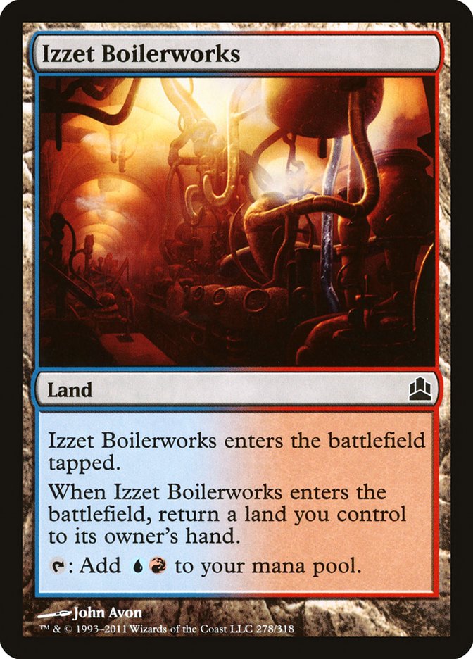 Izzet Boilerworks [Commander 2011] | Shuffle n Cut Hobbies & Games