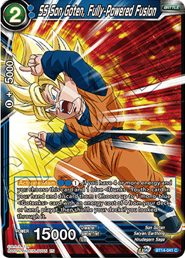 SS Son Goten, Fully-Powered Fusion (BT14-041) [Cross Spirits] | Shuffle n Cut Hobbies & Games